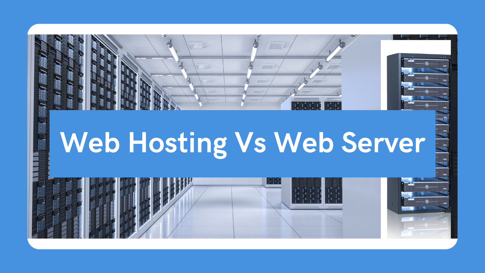 web server vs web hosting